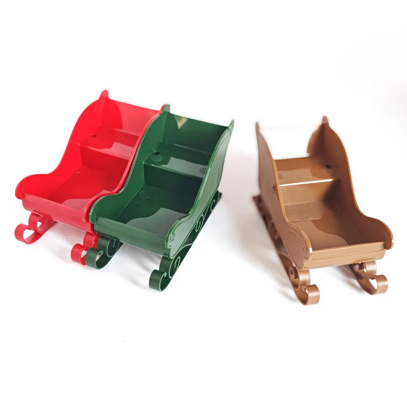 Mini Cute Sleigh Ornament for Office Desk Decor Accent Holiday Office Gift Desk Calendar Office Bookshelf Home Decor