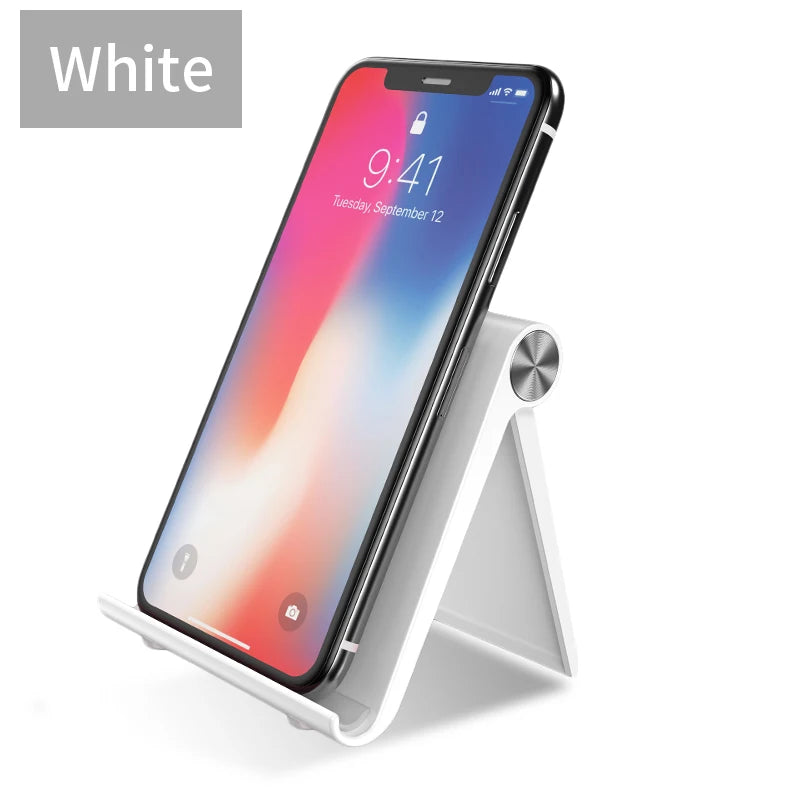 Phone Holder Stand Mobile Smartphone Support Tablet Stand for iPhone 14 13 Desk Cell Phone Holder Stand Portable Mobile Holder