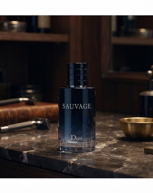 Dior Sauvage Eau de Toilette 3.4 oz / 100ml - Long-Lasting Men's Luxury Cologne Spray