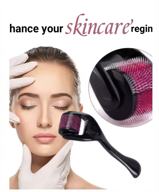 540 Titanium Microneedling Derma Roller for Face, Hair & Beard Growth