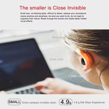 Mini Invisible True Wireless Earphones - Noise Cancelling Bluetooth Earbuds with Mic