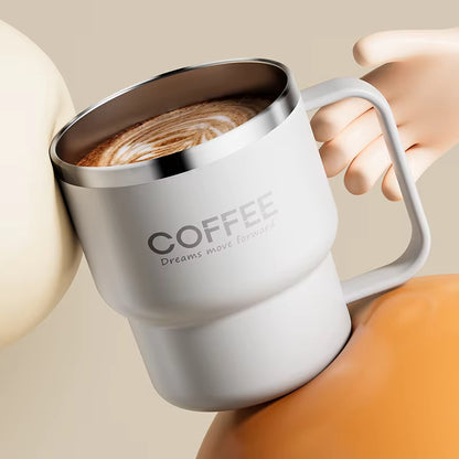 Portable Double-Wall Vacuum Insulated Travel Mug | Hot & Cold Coffee Cup