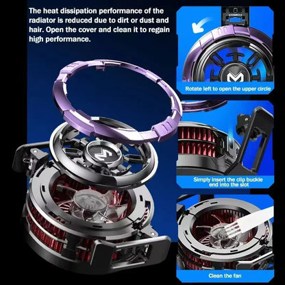 MEMO CX08 Pro Mobile Phone Cooling Radiator — Advanced Semiconductor Cooling for Gaming