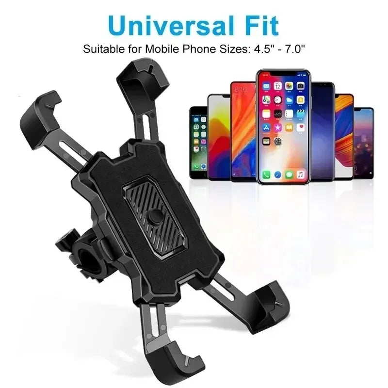 VIKEFON 360° Rotatable Electric Bicycle Phone Holder for iPhone Riding MTB Bike Moto Motorcycle Stand Bracket Non-slip Cycling