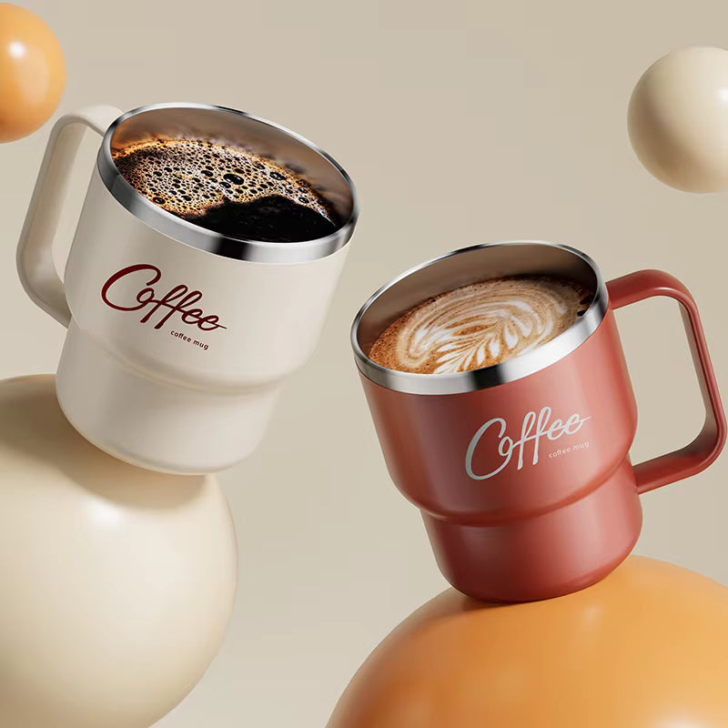 Portable Double-Wall Vacuum Insulated Travel Mug | Hot & Cold Coffee Cup