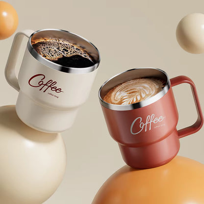 Portable Double-Wall Vacuum Insulated Travel Mug | Hot & Cold Coffee Cup