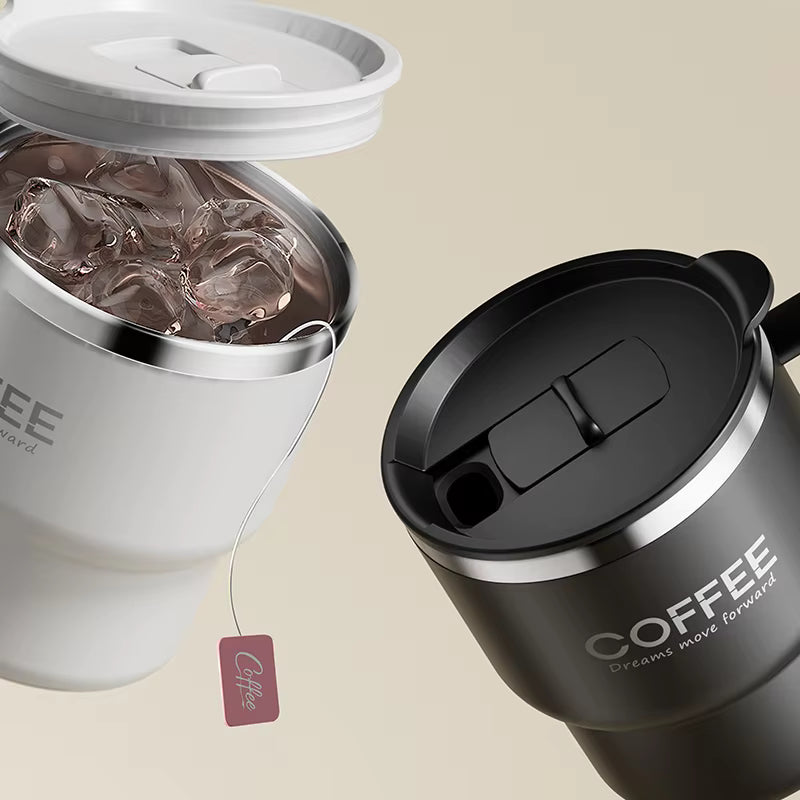 Portable Double-Wall Vacuum Insulated Travel Mug | Hot & Cold Coffee Cup