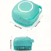 Pro Pet Grooming Silicone Bath Scrubber | Gentle Deshedding Tool