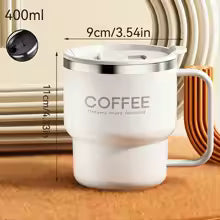 Portable Double-Wall Vacuum Insulated Travel Mug | Hot & Cold Coffee Cup