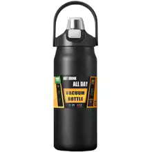 Insulated Stainless Steel Sports Water Bottle with Straw | Hot & Cold Flask