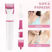 Women Hair Removal Electric Shaving Female Shaving Machine 5 in 1 Multifunction Mini Shaver Trimmer Razor for Eyebrow Underarm