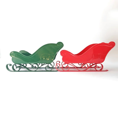 Mini Cute Sleigh Ornament for Office Desk Decor Accent Holiday Office Gift Desk Calendar Office Bookshelf Home Decor