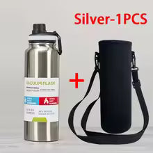 Stainless Steel Insulated Vacuum Flask Water Bottle (600ml / 800ml / 1000ml)