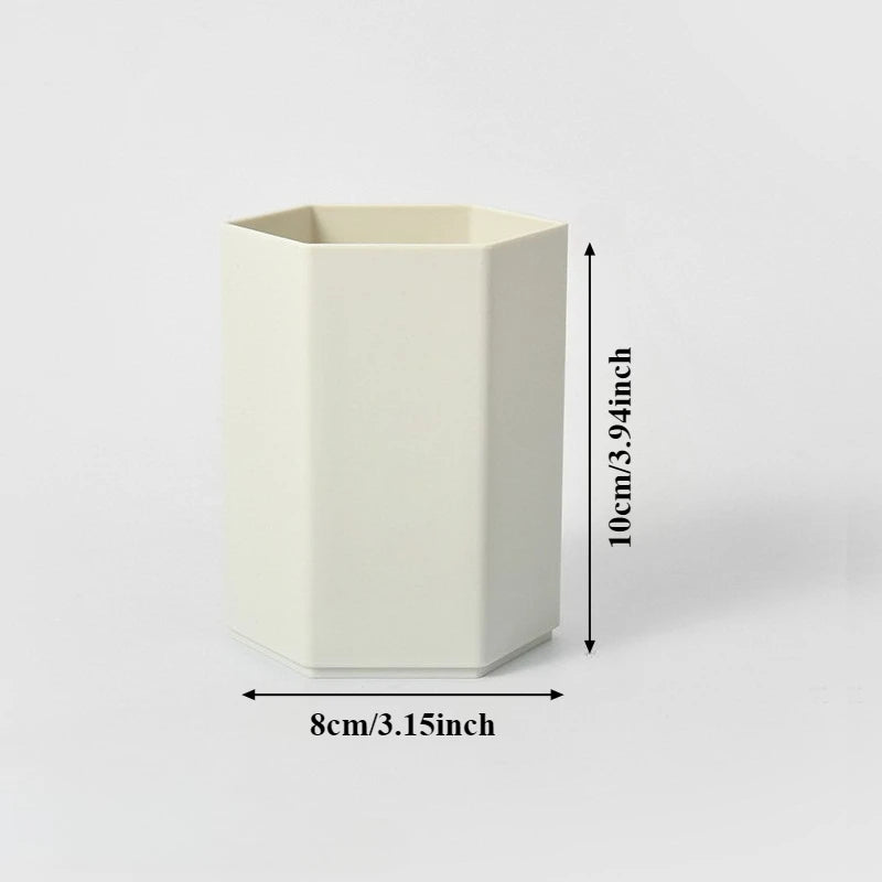 Office Desk Pen Holder - Simple and Durable, Suitable for Home Office, Dormitory, Learning Supplies Storage, and Desktop Storage