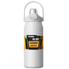 Insulated Stainless Steel Sports Water Bottle with Straw | Hot & Cold Flask