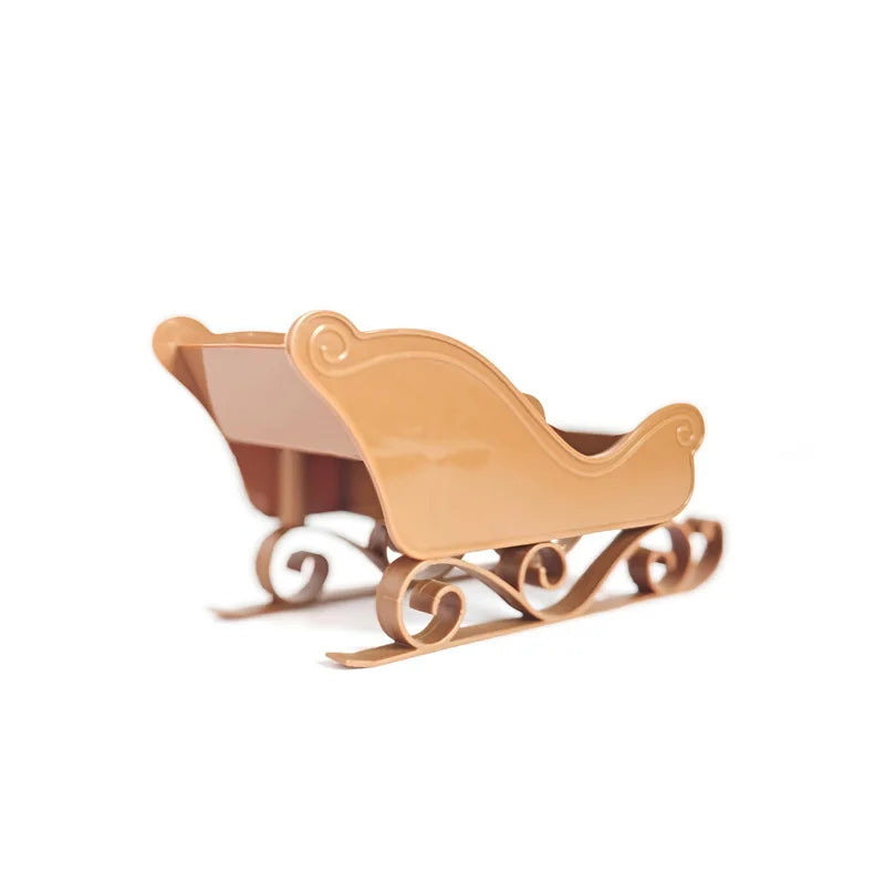 Mini Cute Sleigh Ornament for Office Desk Decor Accent Holiday Office Gift Desk Calendar Office Bookshelf Home Decor