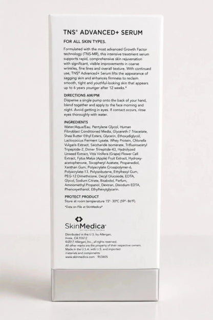 SkinMedica TNS Advanced+ Serum 1 oz - Anti-Aging Dual-Chamber Skin Treatment