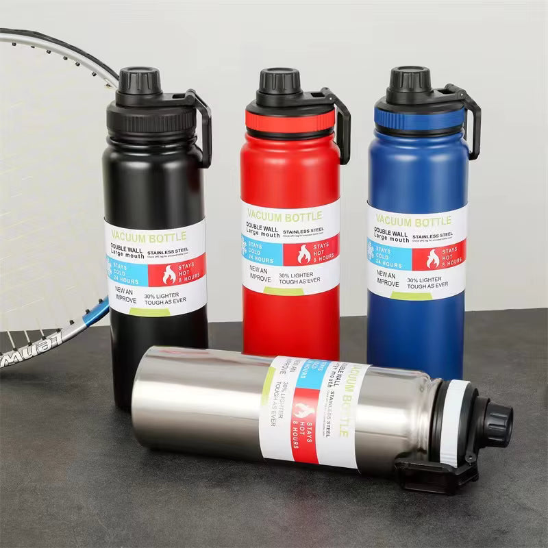 Stainless Steel Insulated Vacuum Flask Water Bottle (600ml / 800ml / 1000ml)