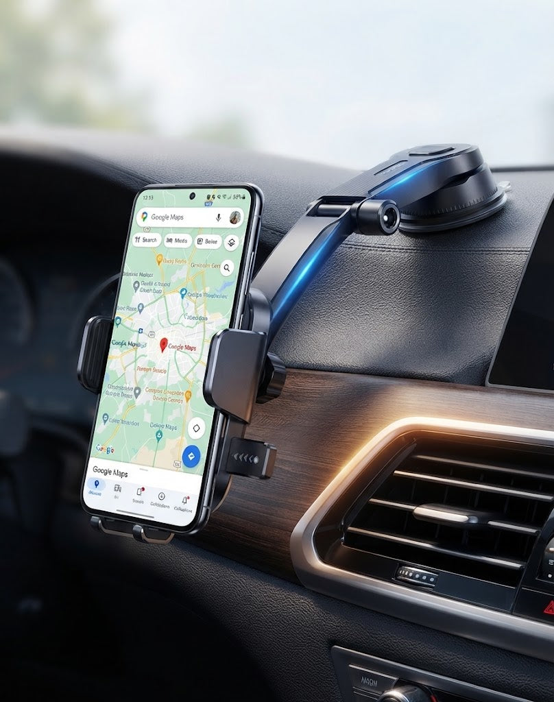 Car Mobile Phone Holder with Dashboard Suction Cup