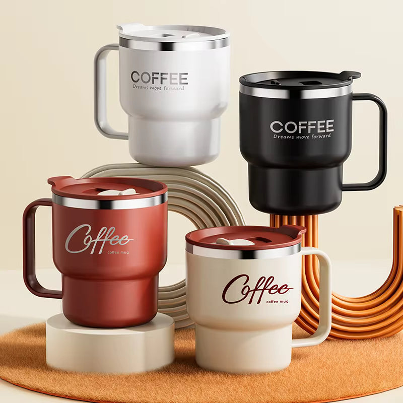 Portable Double-Wall Vacuum Insulated Travel Mug | Hot & Cold Coffee Cup