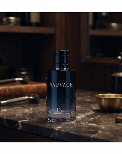 Dior Sauvage Eau de Toilette 3.4 oz / 100ml - Long-Lasting Men's Luxury Cologne Spray