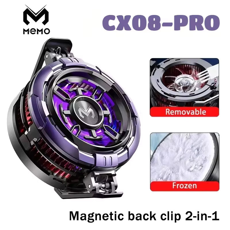 MEMO CX08 Pro Mobile Phone Cooling Radiator — Advanced Semiconductor Cooling for Gaming